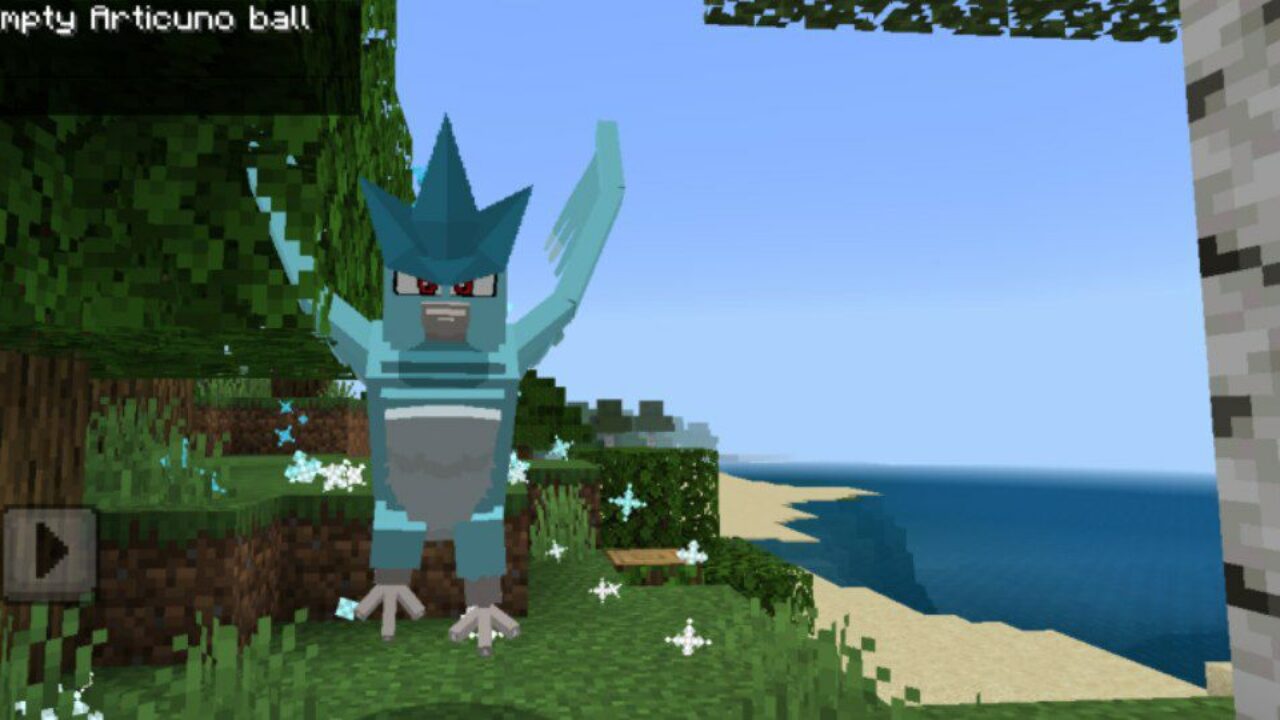 Articuno from Pokemon 2 Mod for Minecraft PE