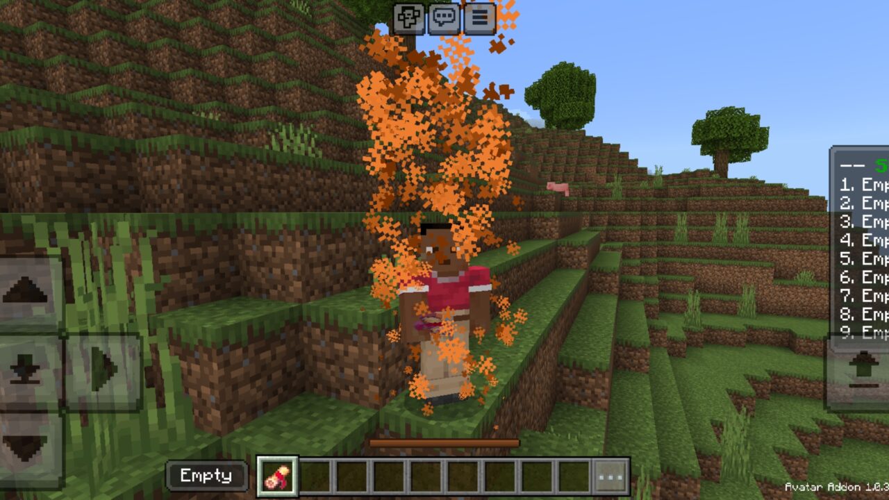 Avatar from Four Elements Mod for Minecraft PE