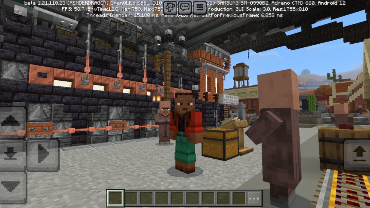 Badlands from Mines Mod for Minecraft PE