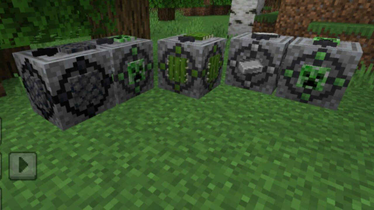 Blocks from Automatic Farm Mod for Minecraft PE