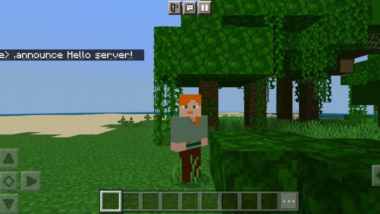 Chat Command Creator Mod for Minecraft PE