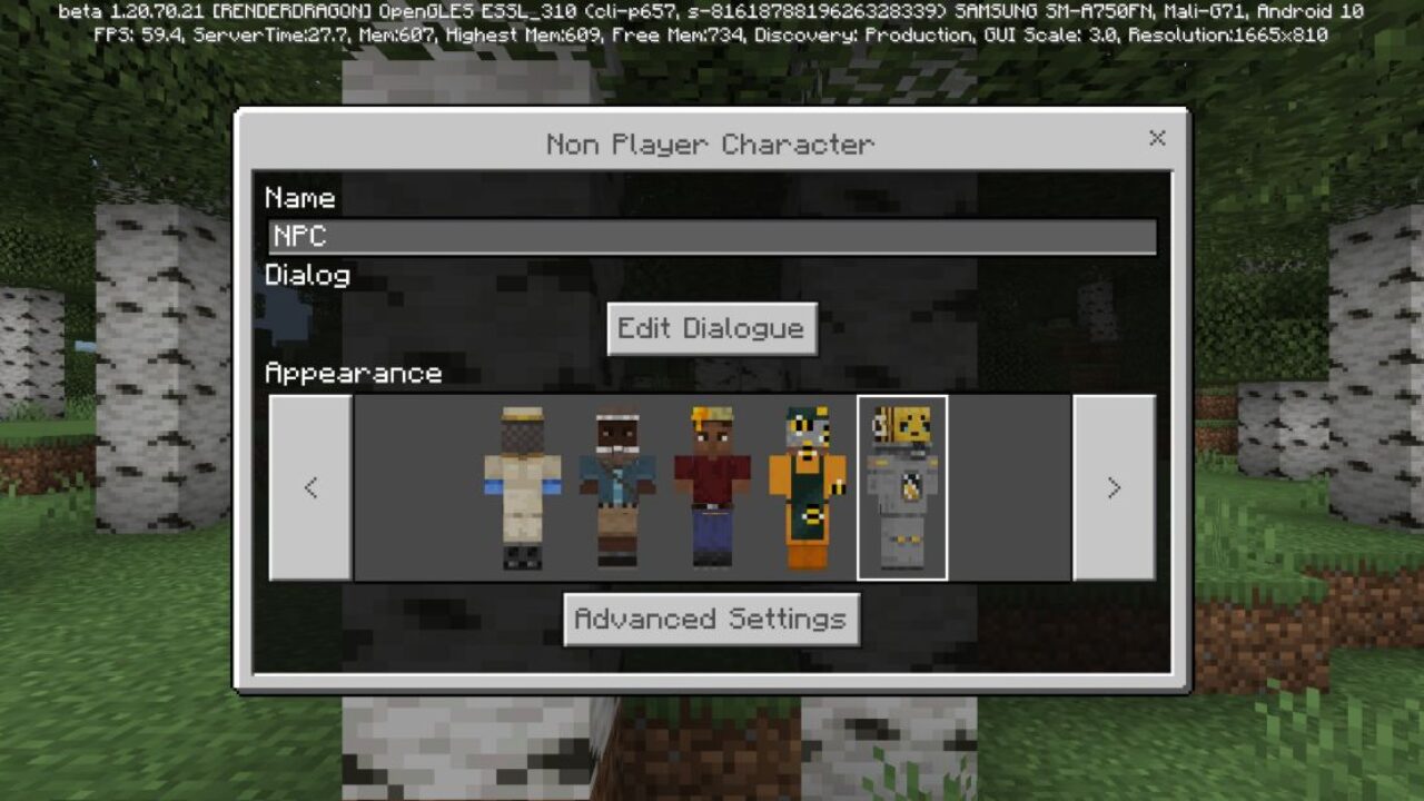 Choose from Earth Magic Mod for Minecraft PE