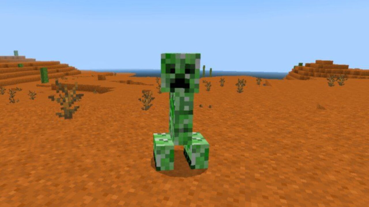 Creeper from Harder Mobs Mod for Minecraft PE