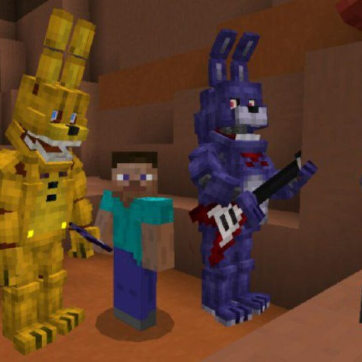 FNAF Blocks Mod for Minecraft PE