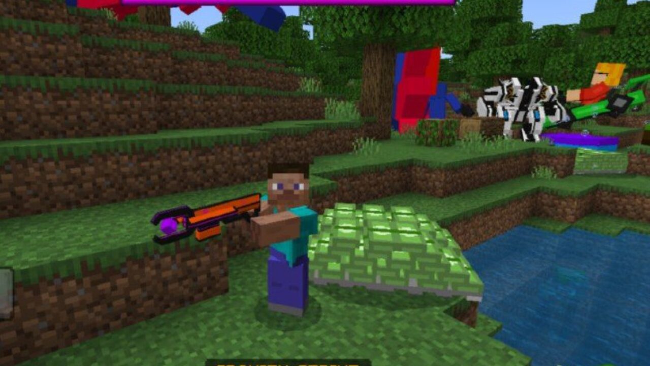 Gravity Strike from Sci-Fi Weapon Mod for Minecraft PE