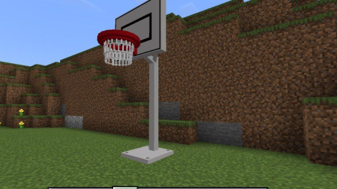 Hoops from Basketball Mod for Minecraft PE