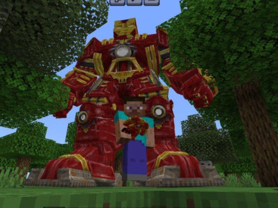 Hulk Buster Mod for Minecraft PE