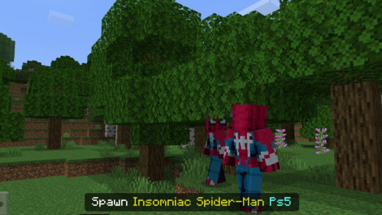 Insomniac from Spiderman 2 Mod for Minecraft PE