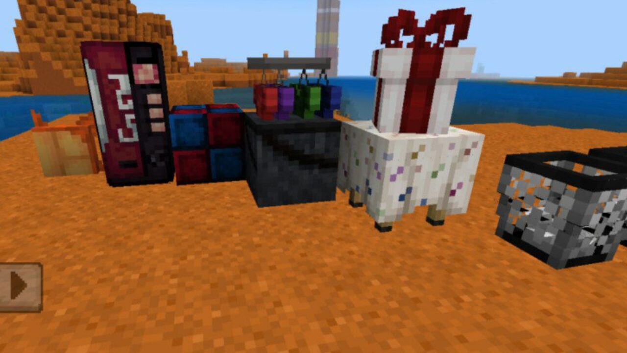 Items from FNAF Blocks Mod for Minecraft PE