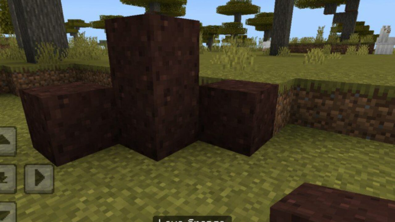 Lava Sponge Mod for Minecraft PE