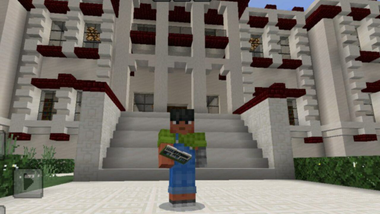 Mansion from New Buildings Mod for Minecraft PE