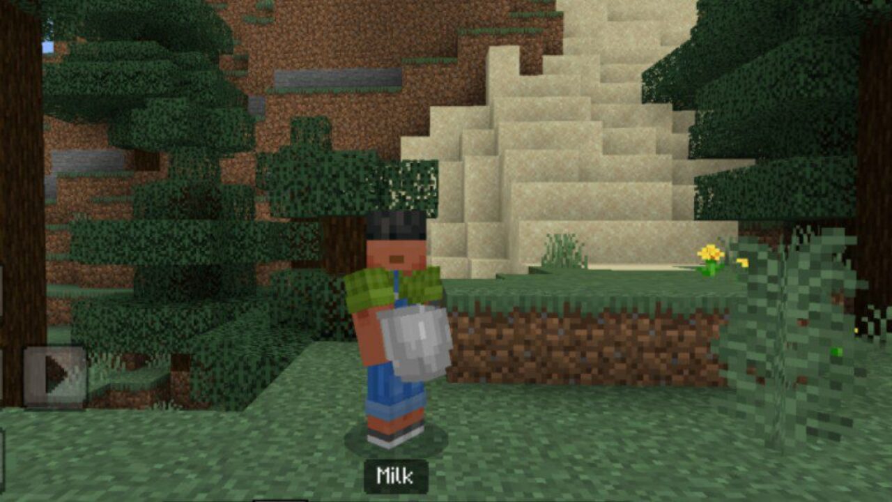 Milk from 3D Buckets Texture Pack for Minecraft PE