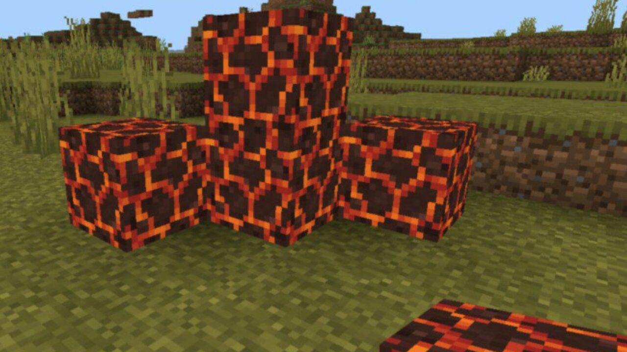 Molten from Lava Sponge Mod for Minecraft PE