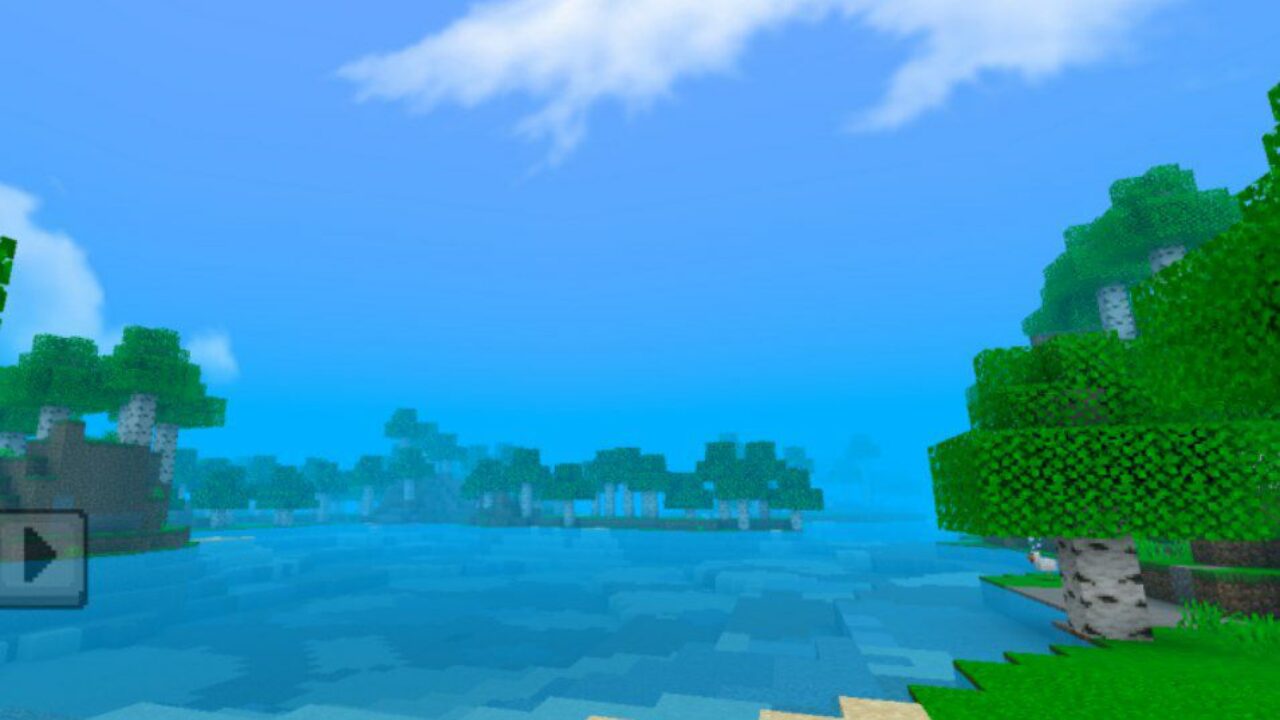 Nature from Clouds Texture Pack for Minecraft PE