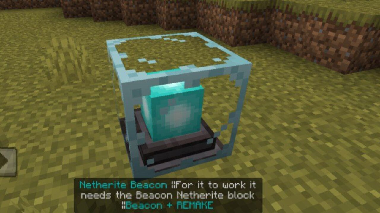 Netherite from Lighthouse Mod for Minecraft PE