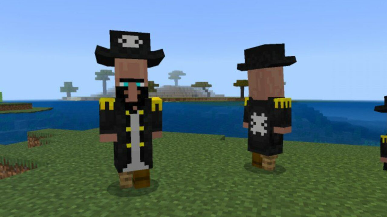 New Character from Building Ships Mod for Minecraft PE