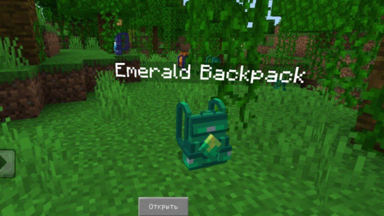 New Item from Simple Backpacks Mod for Minecraft PE