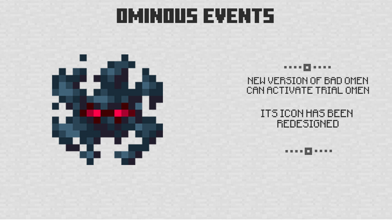 Ominous Event for Minecraft PE 1.21
