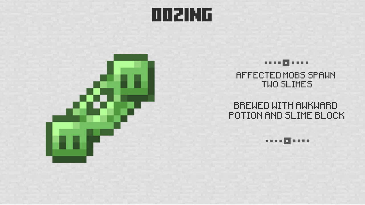 Oozing for Minecraft PE 1.21