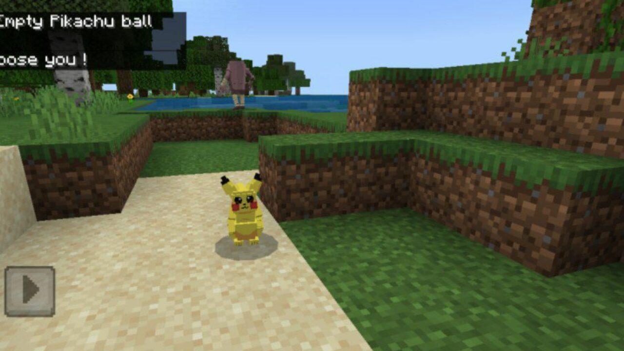 Pikachu from Pokemon 2 Mod for Minecraft PE