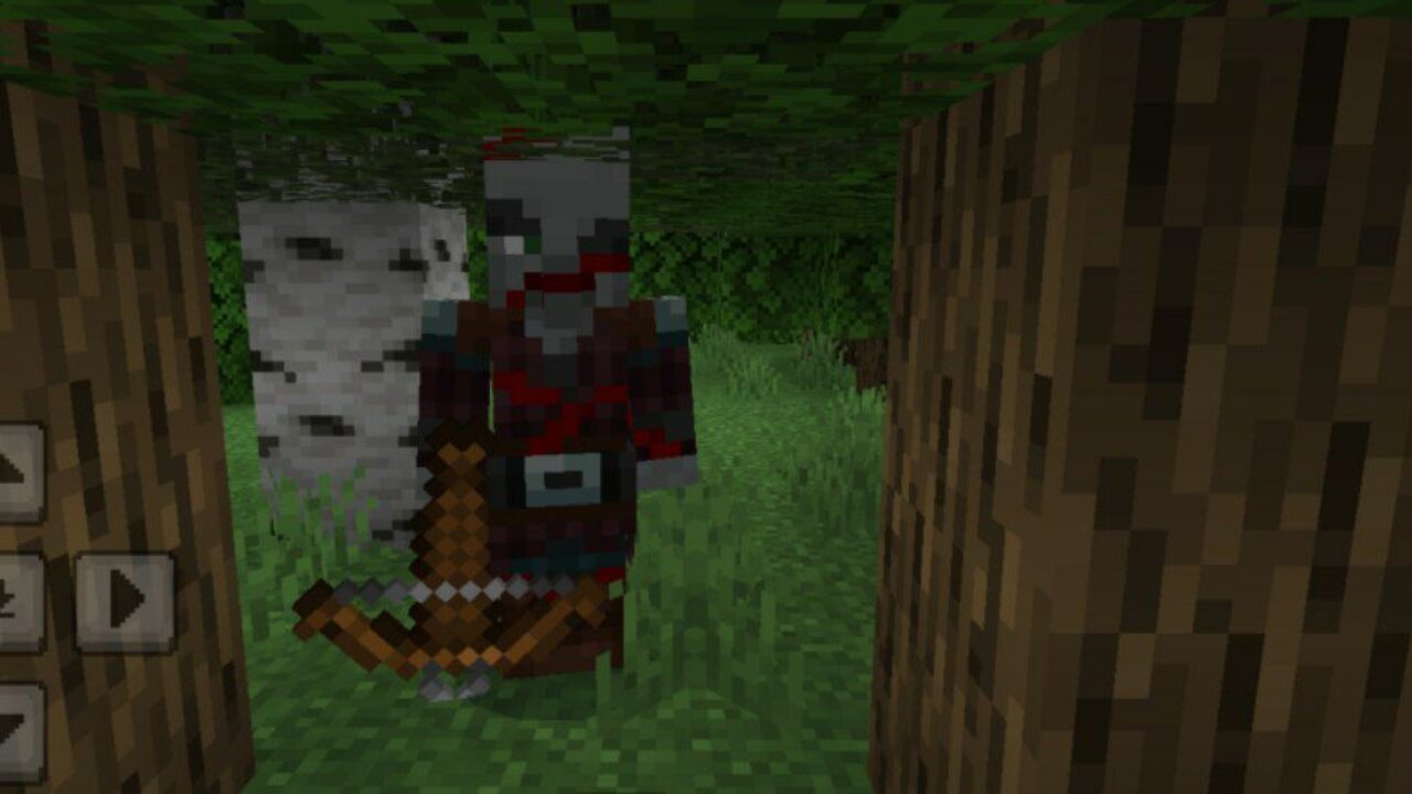 Pillager from Realistic Damage Texture Pack for Minecraft PE