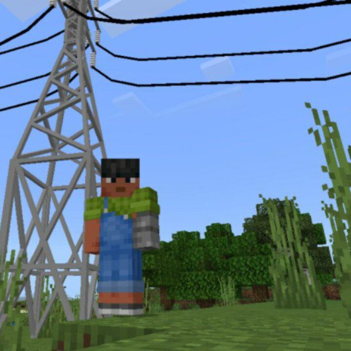 Power Lines Mod for Minecraft PE