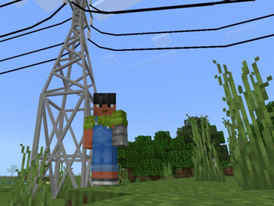 Power Lines Mod for Minecraft PE