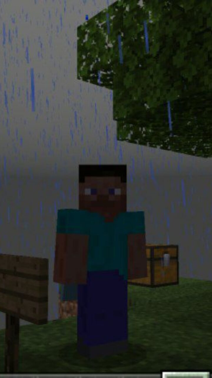 Rain from Skyblock 2 Map for Minecraft PE