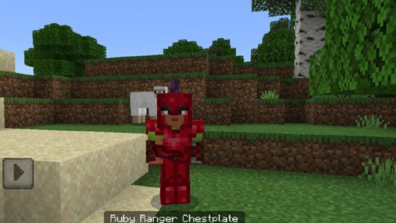 Ruby from Tinkers Legacy Armory Mod for Minecraft PE