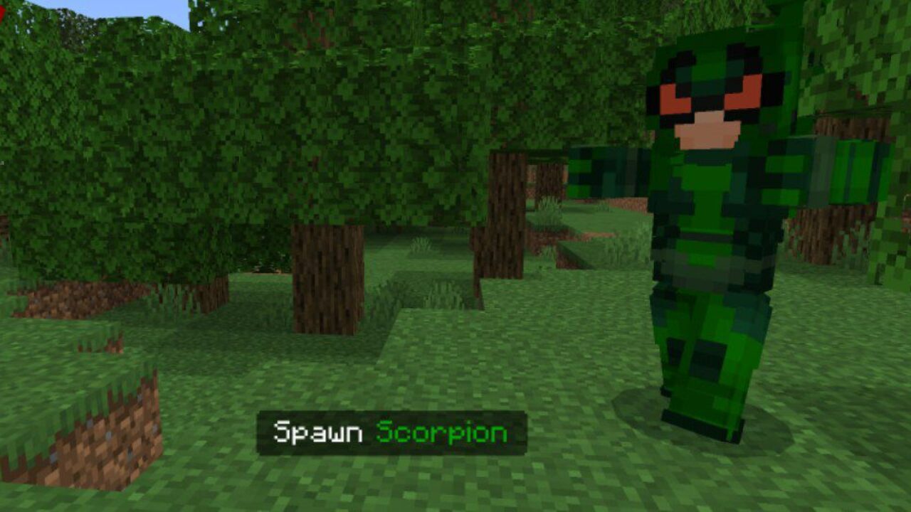 Scorpion from Spiderman 2 Mod for Minecraft PE