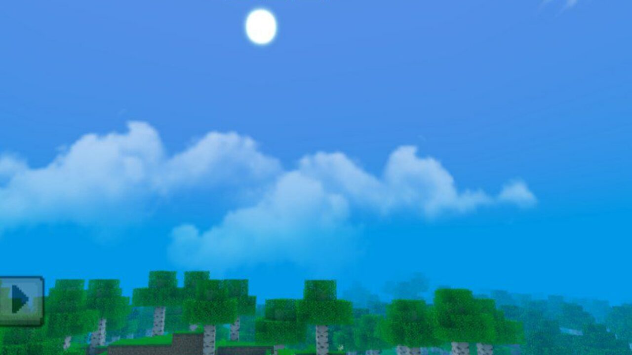 Sky from Clouds Texture Pack for Minecraft PE