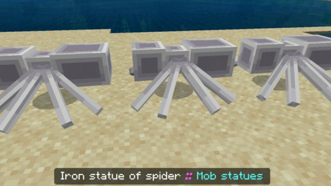 Spider from Statues Mod for Minecraft PE