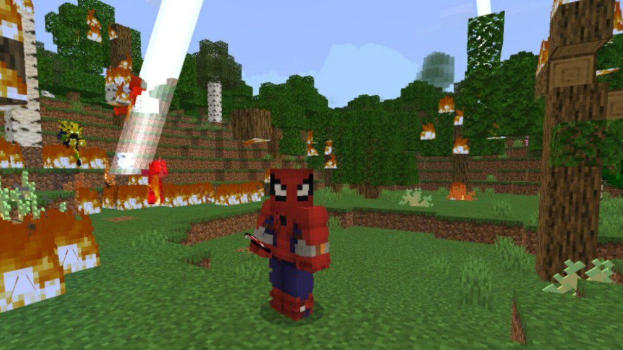 Spiderman 2 Mod for Minecraft PE
