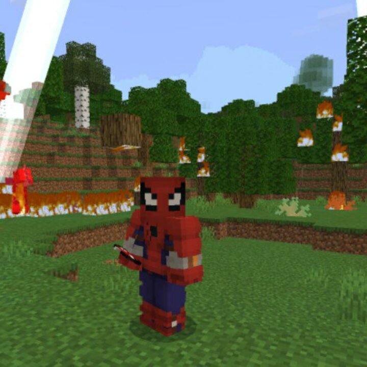 Spiderman 2 Mod for Minecraft PE