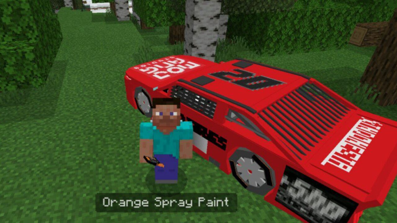 Spray from Nascar Mod for Minecraft PE