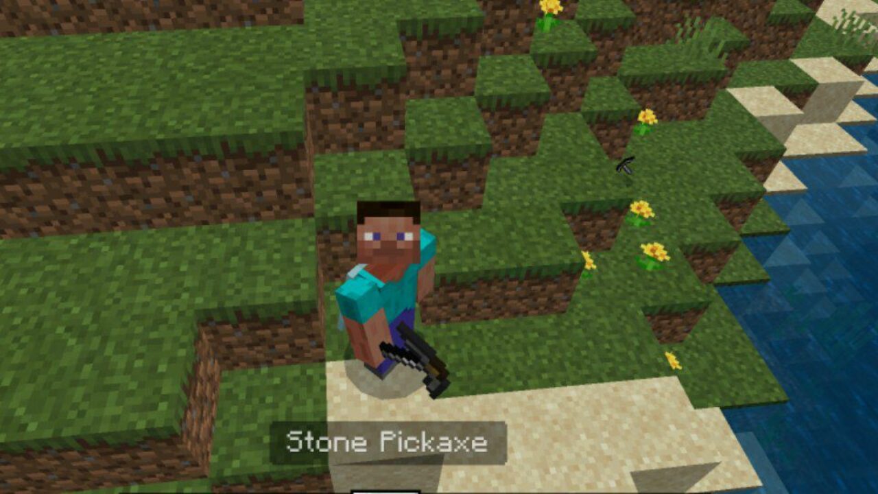 Stone from Pickaxe Mod for Minecraft PE