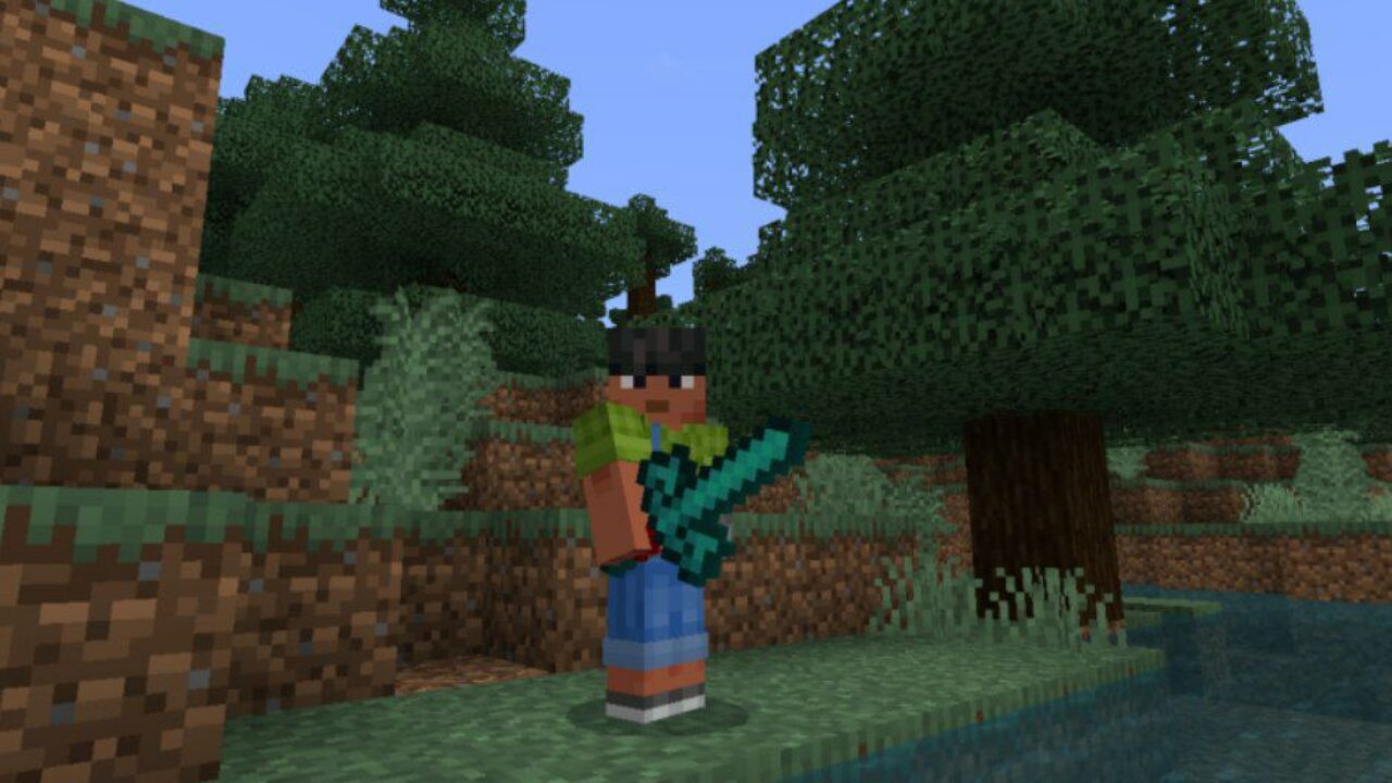 Sword from Oceanite Mod for Minecraft PE