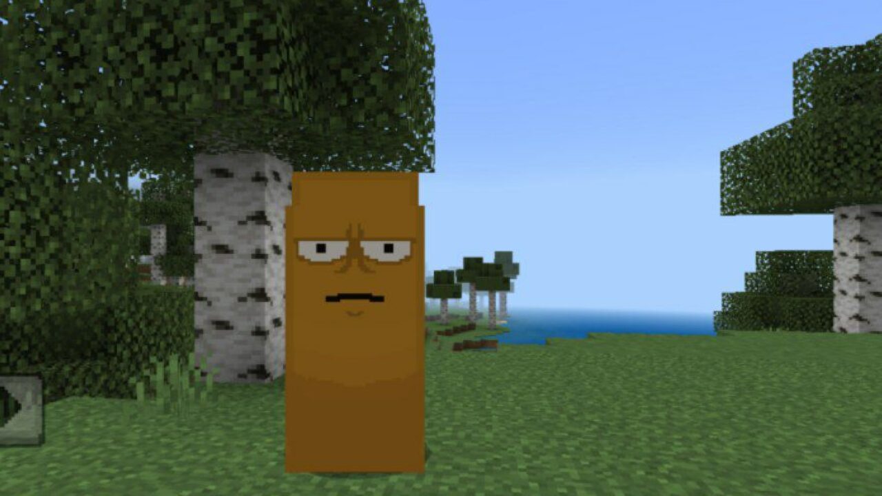 Tall-Nut from Plants vs Zombies 2 Mod for Minecraft PE