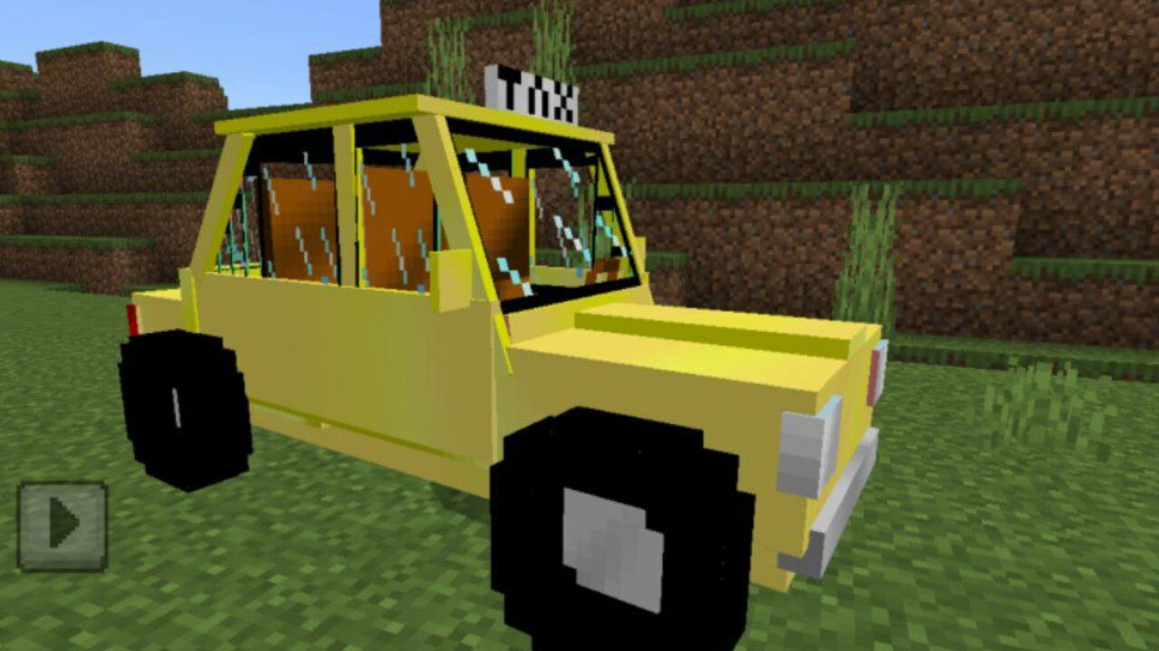 Taxi from Wheel Mod for Minecraft PE