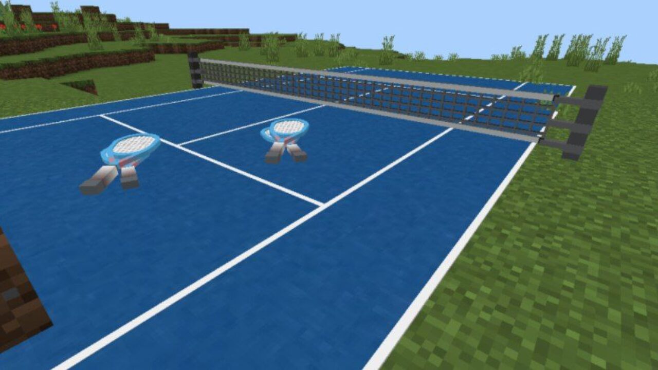 Tennis from Soccer Mod for Minecraft PE