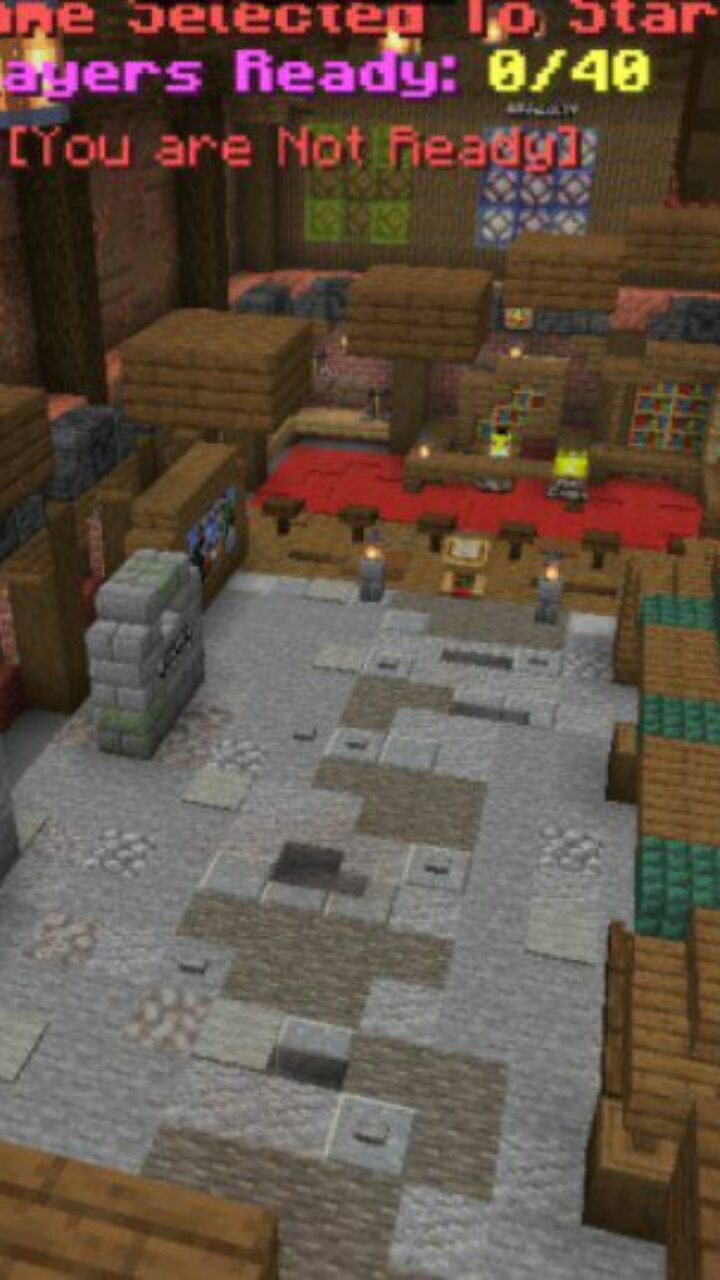 Top View from Zombie Apocalypse 2 Map for Minecraft PE