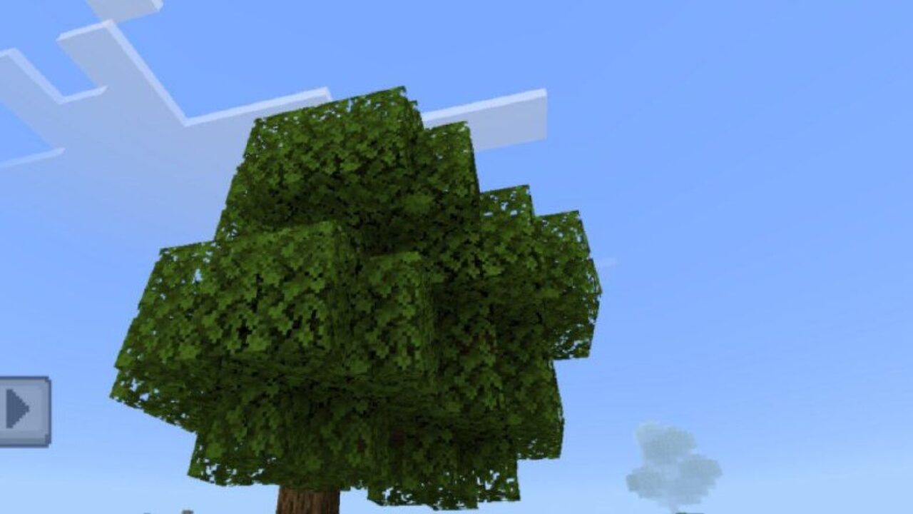 Tree from Plants Texture Pack for Minecraft PE