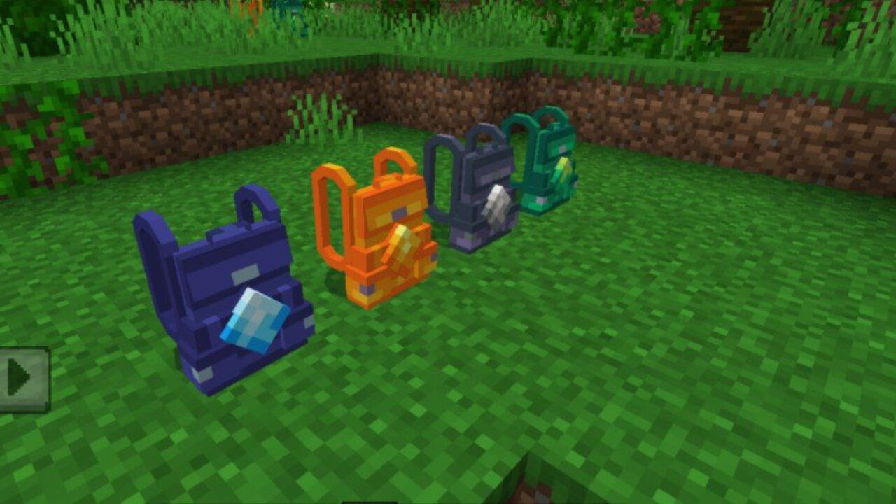 Variants from Simple Backpacks Mod for Minecraft PE