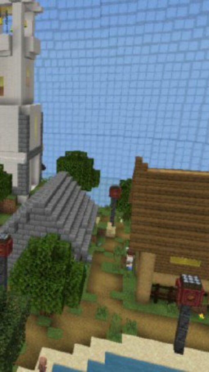 Village from World in a Jar 2 Map for Minecraft PE