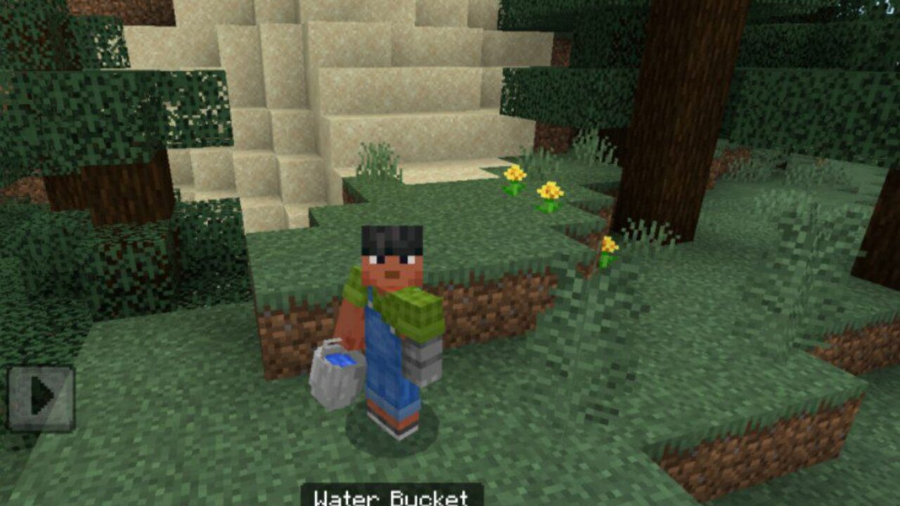 Water from 3D Buckets Texture Pack for Minecraft PE