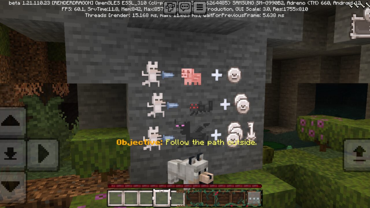 Wolf Evolve from Wolves Mod for Minecraft PE