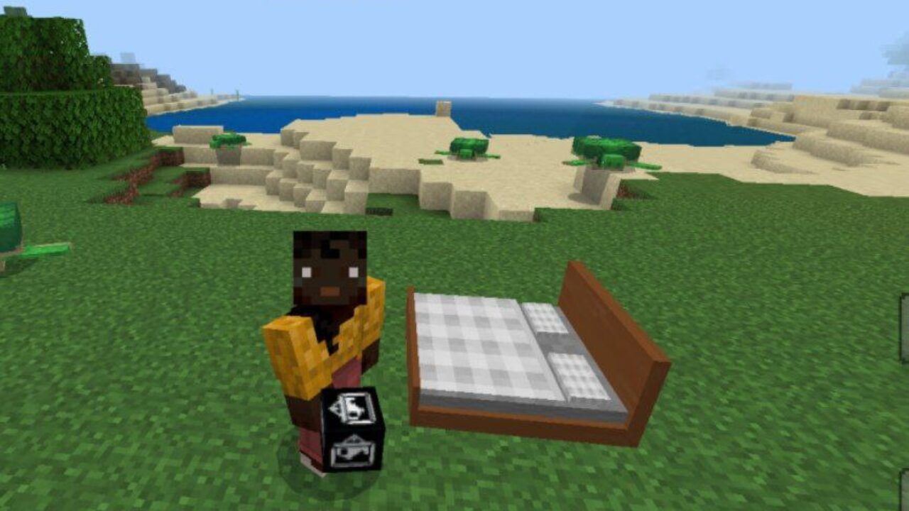 Bed from Remon Furniture Mod for Minecraft PE