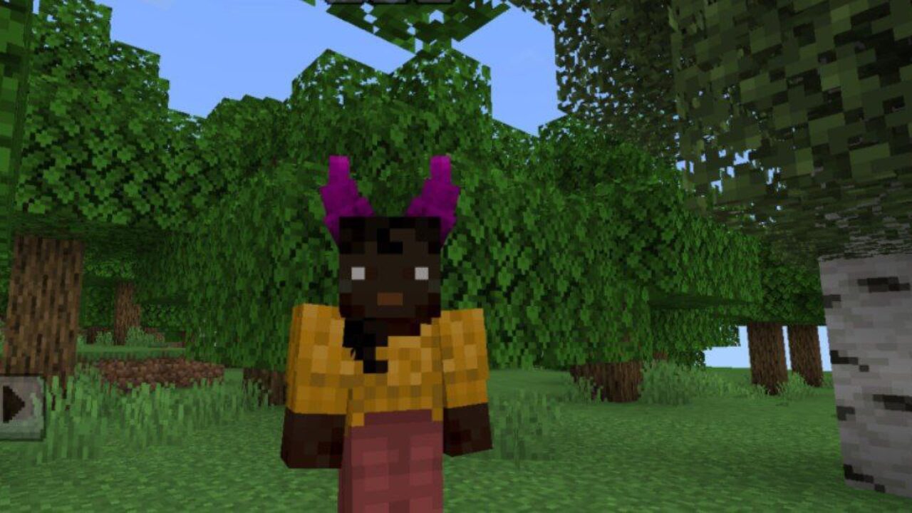 Colored Horns Mod for Minecraft PE