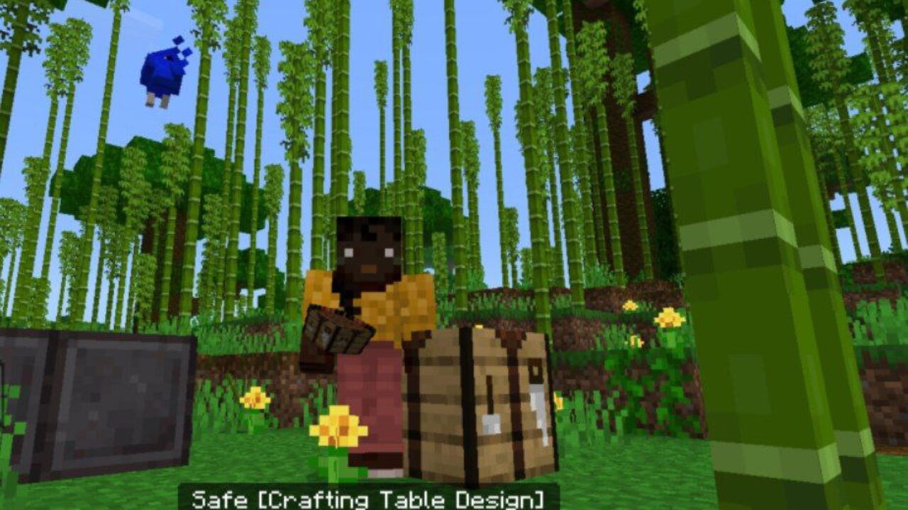 Crafting from Safes Mod for Minecraft PE
