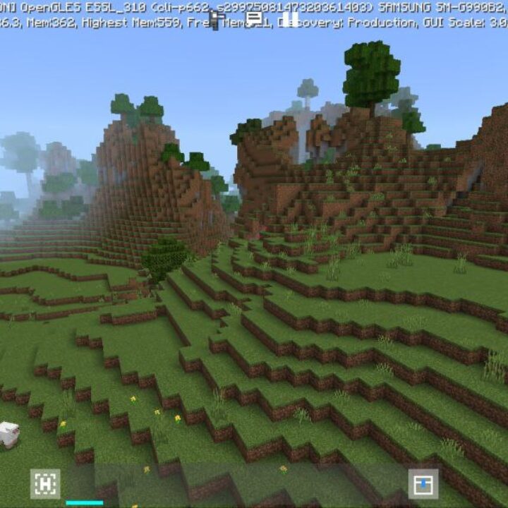 Cube Ui Texture Pack for Minecraft PE